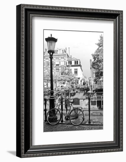 Bicycle and Lamp the Netherlands-K Jakubowska-Framed Photographic Print