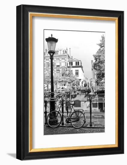 Bicycle and Lamp the Netherlands-K Jakubowska-Framed Photographic Print