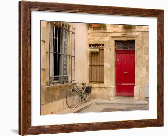 Bicycle, Arles, Provence, France-Lisa S. Engelbrecht-Framed Photographic Print