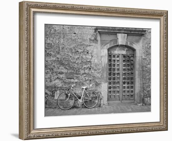 Bicycle & Door, Yverdon, Switzerland 04-Monte Nagler-Framed Photographic Print