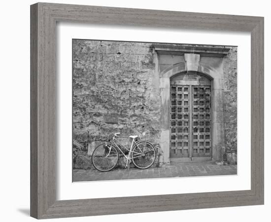 Bicycle & Door, Yverdon, Switzerland 04-Monte Nagler-Framed Photographic Print