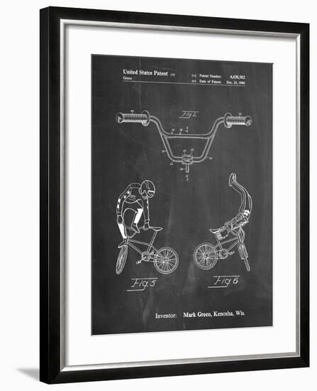 Bicycle Handlebar Art-Cole Borders-Framed Art Print