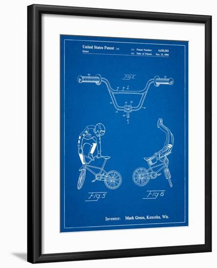 Bicycle Handlebar Art-Cole Borders-Framed Art Print