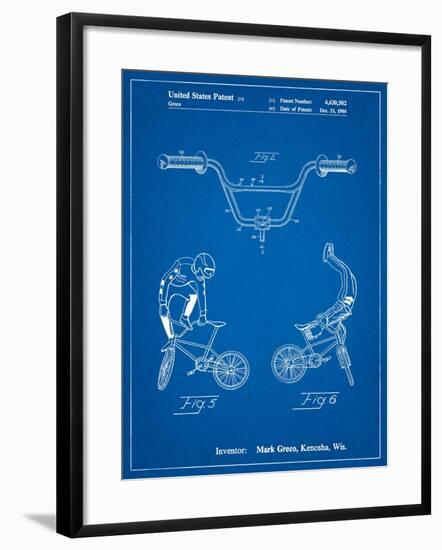 Bicycle Handlebar Art-Cole Borders-Framed Art Print