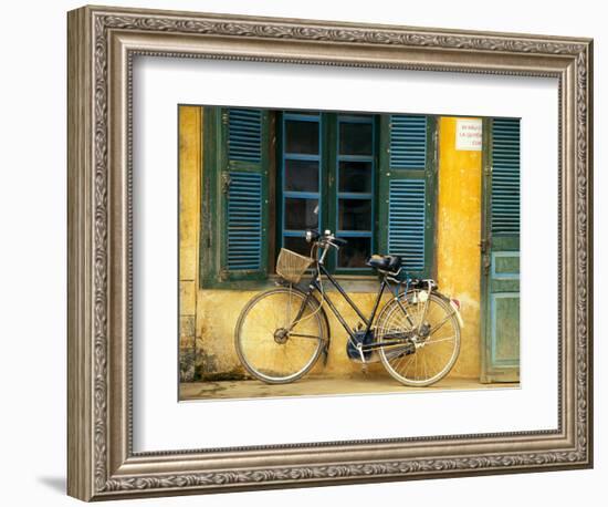 Bicycle in Hanoi, Vietnam-Tom Haseltine-Framed Photographic Print