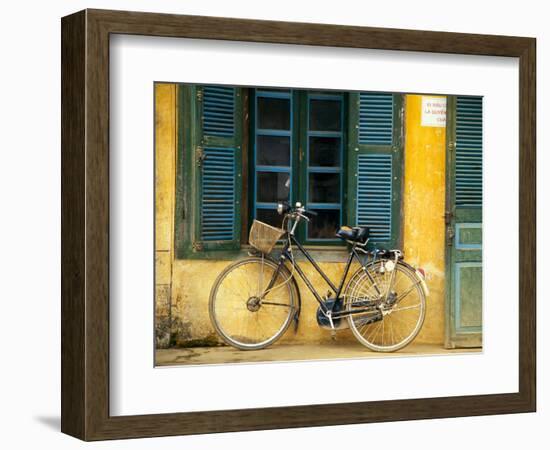 Bicycle in Hanoi, Vietnam-Tom Haseltine-Framed Photographic Print