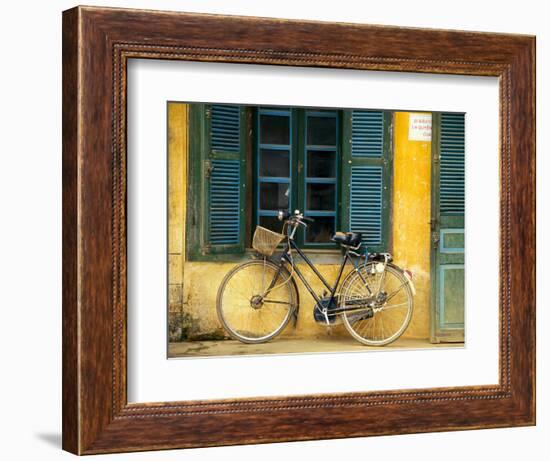 Bicycle in Hanoi, Vietnam-Tom Haseltine-Framed Photographic Print