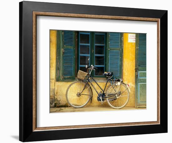 Bicycle in Hanoi, Vietnam-Tom Haseltine-Framed Photographic Print