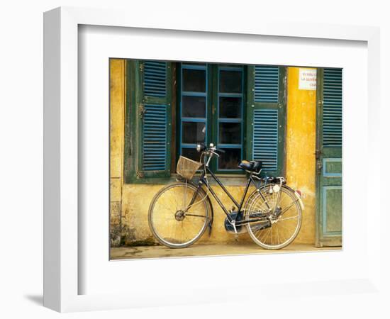 Bicycle in Hanoi, Vietnam-Tom Haseltine-Framed Photographic Print