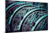 Bicycle Line Up 2-Jessica Reiss-Mounted Photographic Print
