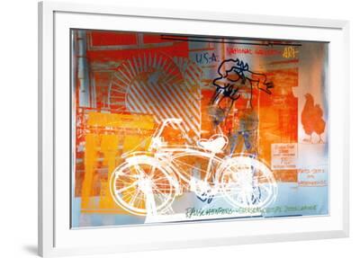 Bicycle National Gallery Framed Art Print By Robert Rauschenberg