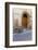 Bicycle parked outside front door, Lucca, Tuscany, Italy, Europe-John Guidi-Framed Photographic Print