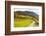 Bicycle Path Through Rural Mountain Landscape in Autumn-Miles Ertman-Framed Photographic Print