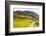 Bicycle Path Through Rural Mountain Landscape in Autumn-Miles Ertman-Framed Photographic Print