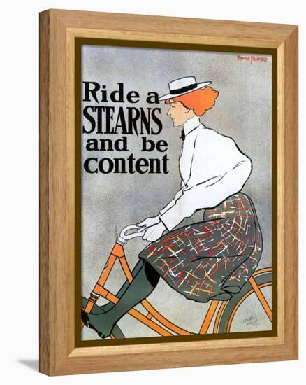 Bicycle Poster, 1896-Edward Penfield-Framed Premier Image Canvas