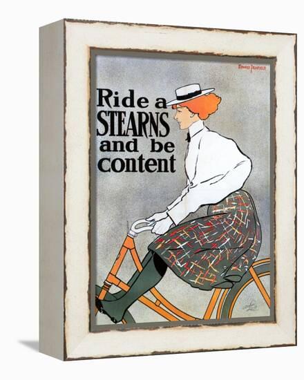 Bicycle Poster, 1896-Edward Penfield-Framed Premier Image Canvas