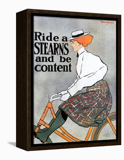 Bicycle Poster, 1896-Edward Penfield-Framed Premier Image Canvas