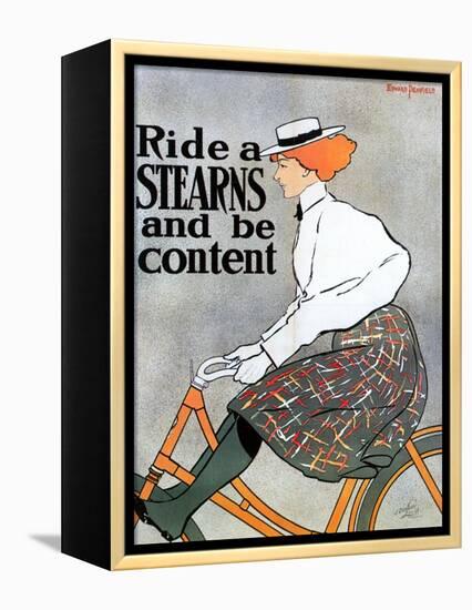 Bicycle Poster, 1896-Edward Penfield-Framed Premier Image Canvas