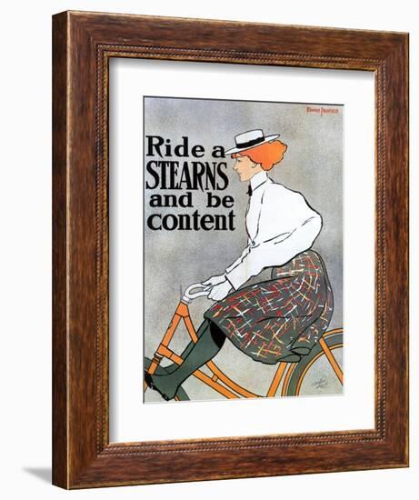 Bicycle Poster, 1896-Edward Penfield-Framed Giclee Print