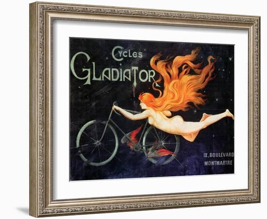 Bicycle Poster, C1905-null-Framed Giclee Print