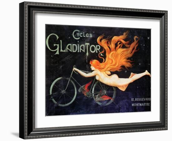 Bicycle Poster, C1905--Framed Giclee Print