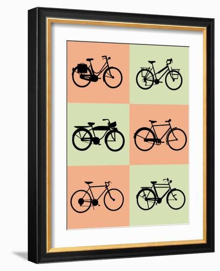 Bicycle Poster-NaxArt-Framed Art Print