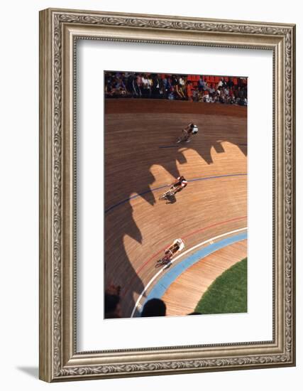 Bicycle Race at 1972 Summer Olympic Games in Munich Germany-John Dominis-Framed Photographic Print