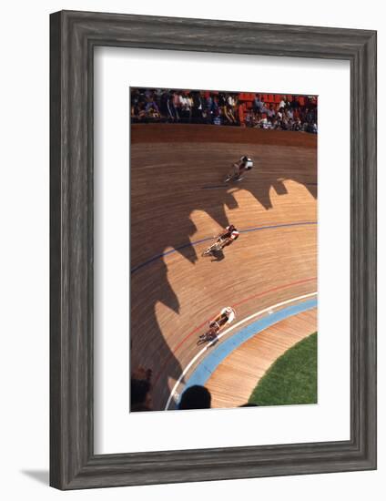 Bicycle Race at 1972 Summer Olympic Games in Munich Germany-John Dominis-Framed Photographic Print