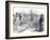Bicycle Race at Lillie-Bridge, London, 1875-null-Framed Photographic Print