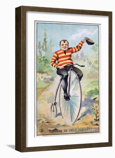 Bicycle Race, C1900-null-Framed Giclee Print