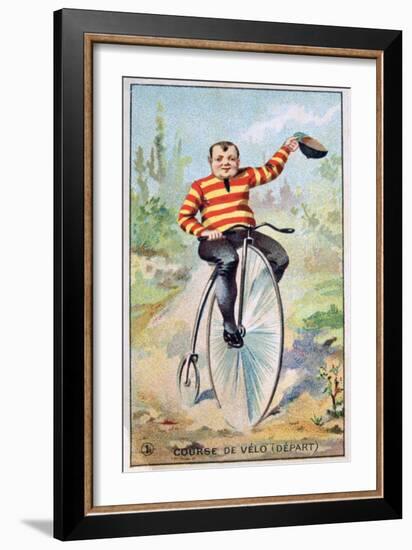 Bicycle Race, C1900-null-Framed Giclee Print