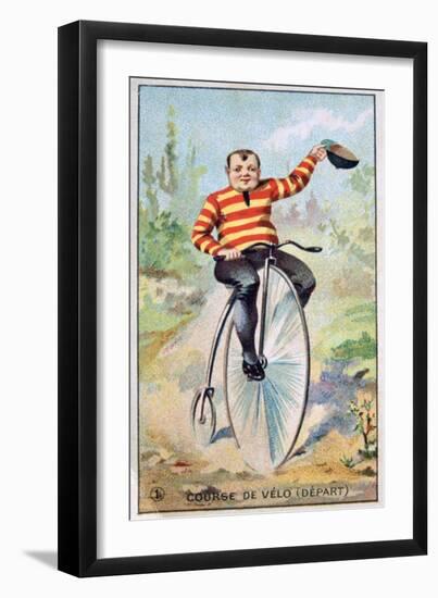 Bicycle Race, C1900-null-Framed Giclee Print
