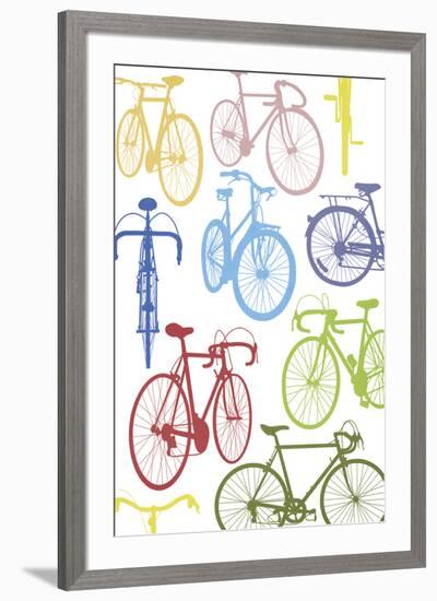 Bicycle Race-Clara Wells-Framed Giclee Print