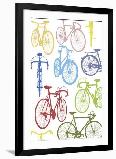 Bicycle Race-Clara Wells-Framed Giclee Print