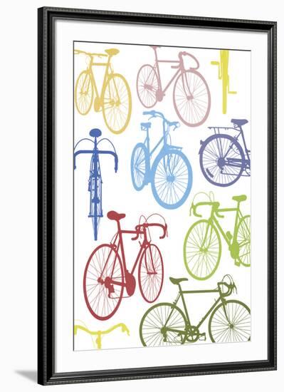 Bicycle Race-Clara Wells-Framed Giclee Print