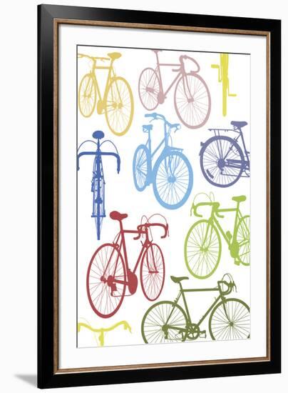 Bicycle Race-Clara Wells-Framed Giclee Print