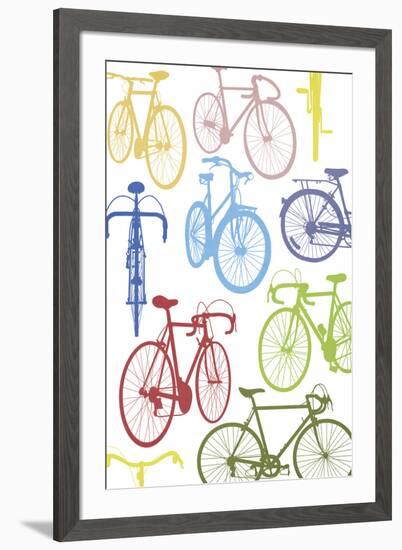 Bicycle Race-Clara Wells-Framed Giclee Print