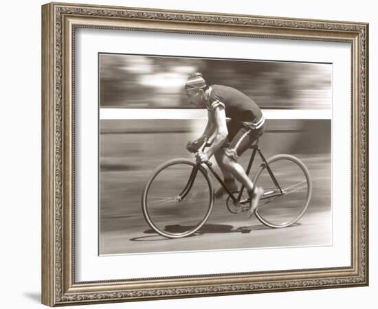 Bicycle Racer-null-Framed Art Print