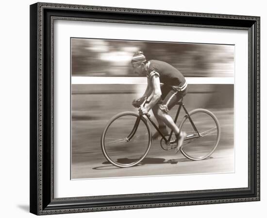 Bicycle Racer-null-Framed Art Print