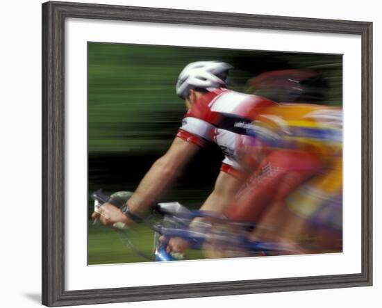 Bicycle Racers at Volunteer Park, Seattle, Washington, USA-William Sutton-Framed Photographic Print