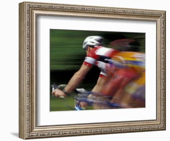 Bicycle Racers at Volunteer Park, Seattle, Washington, USA-William Sutton-Framed Photographic Print