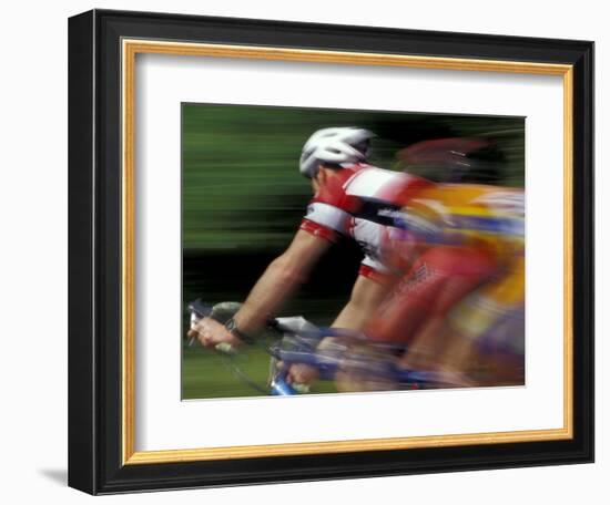 Bicycle Racers at Volunteer Park, Seattle, Washington, USA-William Sutton-Framed Photographic Print