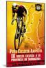 Bicycle Racing Promotion-Lantern Press-Mounted Art Print