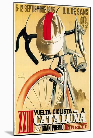 Bicycle Racing Promotion-Lantern Press-Mounted Art Print