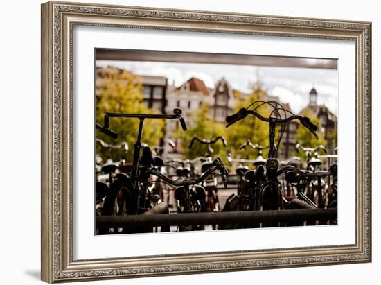 Bicycle Silhouettes-Erin Berzel-Framed Photographic Print