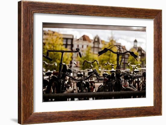 Bicycle Silhouettes-Erin Berzel-Framed Photographic Print