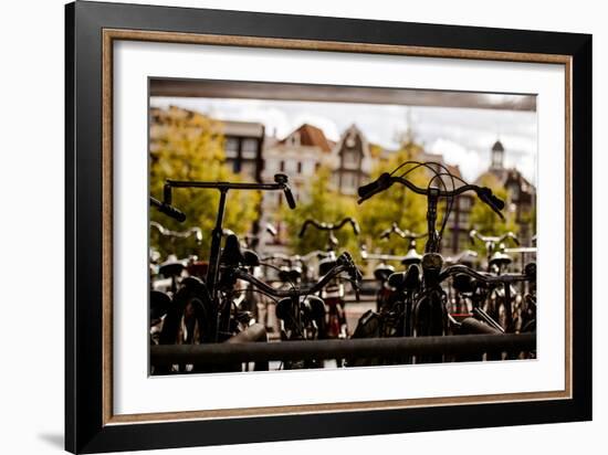 Bicycle Silhouettes-Erin Berzel-Framed Photographic Print