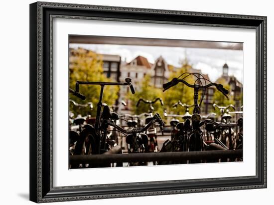 Bicycle Silhouettes-Erin Berzel-Framed Photographic Print