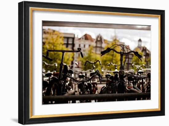 Bicycle Silhouettes-Erin Berzel-Framed Photographic Print