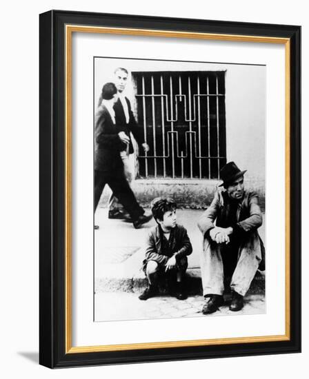 Bicycle Thief, 1948 (Ladri Di Biciclette)-null-Framed Photographic Print